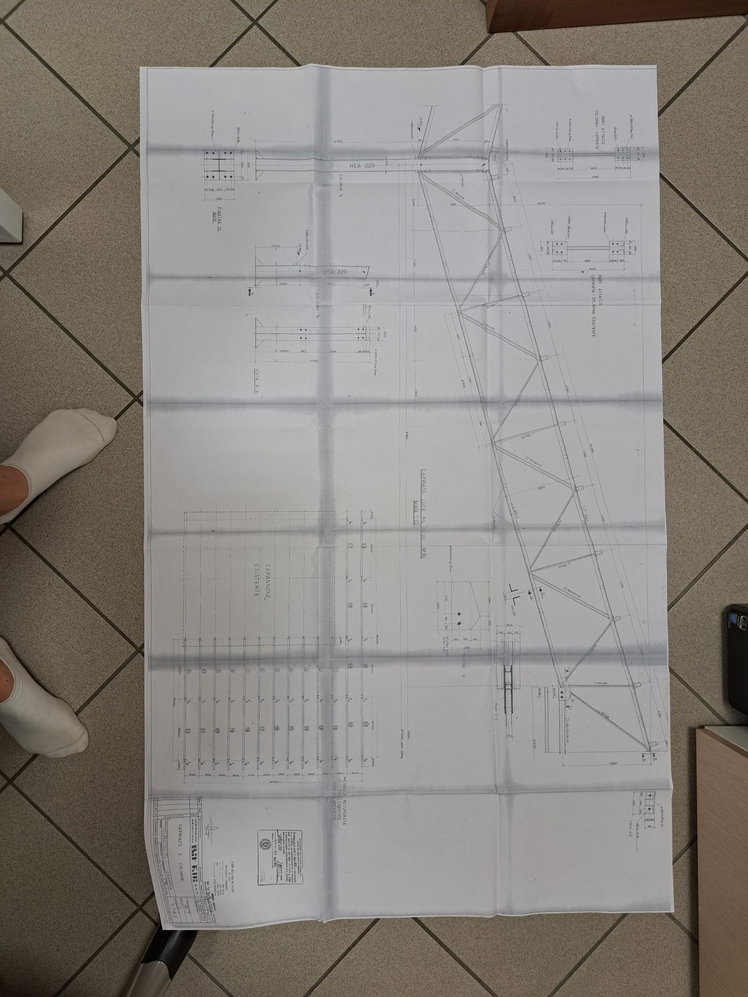 Progetto di struttura in acciaio